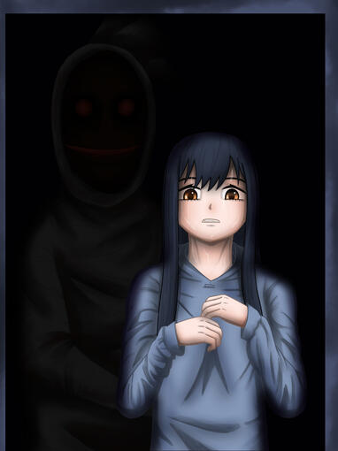 Fanart | Mieruko-chan mirror